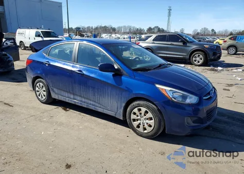 2016 Hyundai Accent Se z USA, uszkodzony, nr VIN KMHCT4AE9GU972779